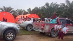 532 Pengungsi Gas Beracun di Aceh Timur Dipulangkan<