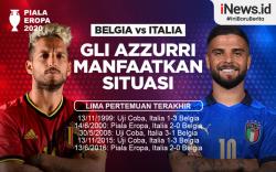 Infografis Prediksi Belgia Vs Italia: Gli Azzuri Manfaatkan Situasi