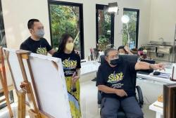 PPKM Darurat, SBY Isi Waktu Luang dengan Melukis