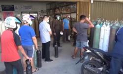 Tabung Oksigen Langka di Pontianak, Warga Mengantre di Agen Isi Ulang