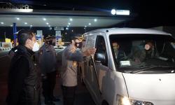 Polresta Mojokerto Lakukan Pengetatan PPKM Darurat di Exit Tol Penompo 