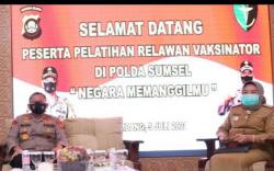 Percepat Vaksinasi, Puluhan Relawan di Palembang Dilatih Penyuntikan Vaksin <