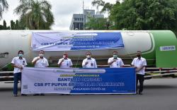 Pusri Berangkatkan Tangki Oksigen Cair ke Jakarta dan Bandung<