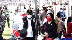 Video Puan Maharani Kunjungi Vaksinasi di Stadion Gelora 10 November Surabaya