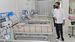 Presiden Jokowi Cek Kesiapan Asrama Haji Pondok Gede Menjadi RS Darurat