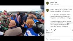 Detik-Detik Kedatangan Lukas Enembe di Papua Viral di Medsos