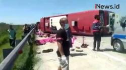 Video Kecelakaan Bus Sudiro Tungga Jaya di Pemalang, 7 Orang Tewas