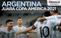 Infografis Argentina Juara Copa America 2021 usai Kalahkan Brasil