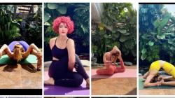 4 Pose Fantastis Inul Daratista Jaga Kebugaran di Tengah Pandemi, Ada yang Bikin Ngilu  