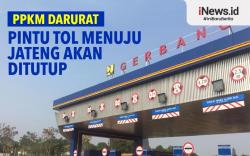 Infografis PPKM Darurat, Pintu Tol Menuju Jateng Akan Ditutup