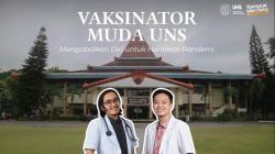 Begini Semangat Vaksinator Gugus Tugas Covid-19 UNS Solo saat Bertugas 