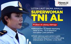 Infografis Letda Laut Salma Amalia Zakaria Superwoman TNI AL