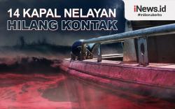 Infografis 14 Kapal Nelayan Hilang Kontak di Kalbar
