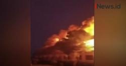 Video Asrama Pondok Pesantren Al Falah Putera di Banjarbaru Terbakar