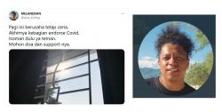 Arie Kriting Positif Covid-19 Minta Maaf Telah Lalai, Netizen: Tetap Semangat Kak