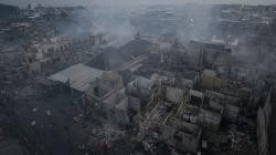 Penampakan dari Udara Ratusan Rumah Padat Penduduk di Teluk Gong Ludes Terbakar