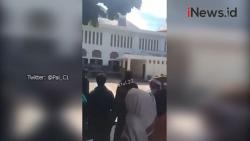 Video Viral Segerombolan Jemaah Nekat Langgar PPKM Terobos Pintu Masjid Agung Tasikmalaya