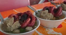 Video Kreasi Unik, Bakso Gurita Seberat Setengah Kilogram
