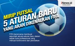 Infografis 5 Aturan yang Akan Dikenalkan FIFA Ini Mirip Futsal