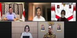 Video Konferensi Pers Evaluasi Pelaksanaan PPKM Darurat