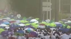 Video Ribuan Jamaah Haji Bermasker Wukuf di Padang Arafah