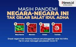 Infografis Negara-Negara Muslim Ini Tak Gelar Salat Idul Adha