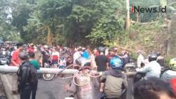 Video Pejalan Kaki Tewas Tertimpa Pipa Besi di Pandeglang