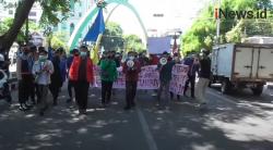 Video Puluhan Mahasiswa Geruduk Kantor Wali Kota Medan Tolak Perpanjangan PPKM