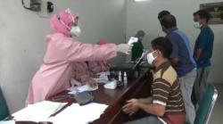 Ratusan Pedagang Pasar Sunggingan Boyolali Disuntik Vaksin Covid-19 