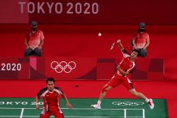 Sapu Bersih Tiga Laga, Hendra/Ahsan ke Perempat Final Olimpiade Sebagai Juara Grup D