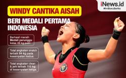 Infografis Windy Cantika Aisah Beri Medali Pertama Indonesia di Olimpiade 2020