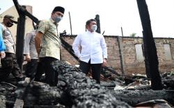 Kebakaran Hebat di Pemulutan Ogan Ilir, 99 Jiwa Kehilangan Tempat Tinggal <