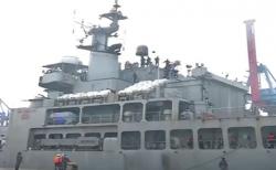 Video Kapal Perang India Bawa Bantuan Alkes untuk Indonesia