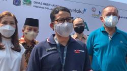 Tinjau Sentra Vaksinasi Covid-19 di MNC Studios, Sandiaga Uno: Vaksin Benteng Pertama Hadapi Pandemi