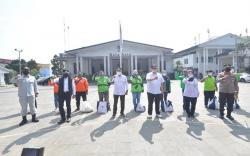 Kementerian Perhubungan dan Jasa Raharja serta Polri Bersinergi Salurkan Bantuan Sembako untuk Ringankan Beban Ojol di Bogor