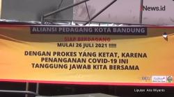Usai PPKM Darurat, Aliansi Pedagang Bandung Mulai Berdagang Kembali<