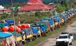 Jembatan Dirusak Warga, 147 Kendaraan Sudah 7 Hari Tertahan di Yalimo Papua