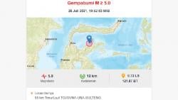 Gempa Terkini 2 Kali Guncang Tojo Una-Una Sulteng, Ini Penjelasan BMKG