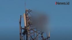 Video Pemuda Nekat Melompat dari Tower Setinggi 30 Meter di Kalideres Diduga Cinta Ditolak