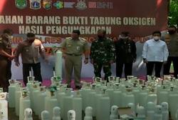 Video 138 Tabung Oksigen Sitaan Diserahkan kepada Pemprov DKI Jakarta