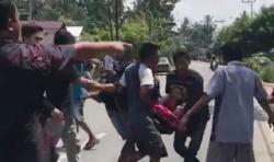 Sadis! Warga Barabai Ditebas Parang hingga Tewas di Hadapan Istri