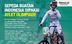Infografis Sepeda Buatan Indonesia Dipakai Atlet Olimpiade 2020