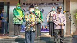 Kapolri Tinjau Vaksinasi Covid-19 di Gedung Pusat Dakwah Muhammadiyah