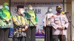 Tinjau Vaksinasi di Gedung Pusat Dakwah, Kapolri Apresiasi PP Muhammadiyah