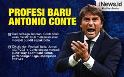 Infografis Antonio Conte dari Pelatih Sukses Jadi Pundit Sepak Bola