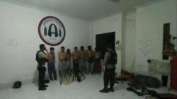 Pesta Miras di Gedung Islamic Centre Pangkep, 7 Pemuda Bertato Terjaring Razia Polisi