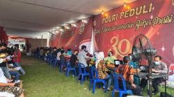 Alumni Akpol 91 Gelar Vaksinasi di Banyumas, Begini Suasana Antusiasme Warga 