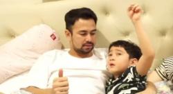 Ditanya Raffi Bagaimana Terpapar Covid-19, Rafathar: Enggak Ada Pusing, Main Game, Loncat-Loncat Terus Jungkir Balik