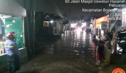 Hujan Deras, Belasan Rumah di Bojonggede Terendam Banjir