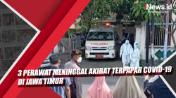 Video 3 Perawat Meninggal Akibat Terpapar Covid-19 di Jawa Timur